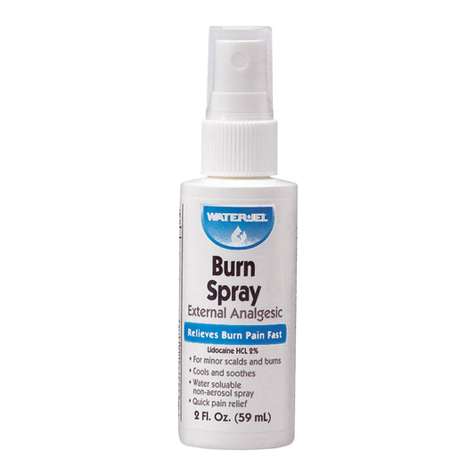 BURN SPRAY, LIDOCAINE HCL 2% BT 2OZ (24/CS) WTRJEL