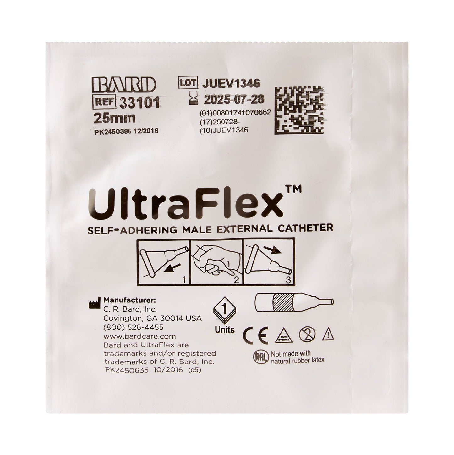 CATHETER, EXT ULTFLX SM 25MM LF (100/BX) RCHMED