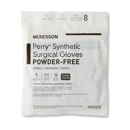 GLOVE, SURG NPRN 8.0 STR2 SMTHCHEMO (50PR/BX 4BX/CS)