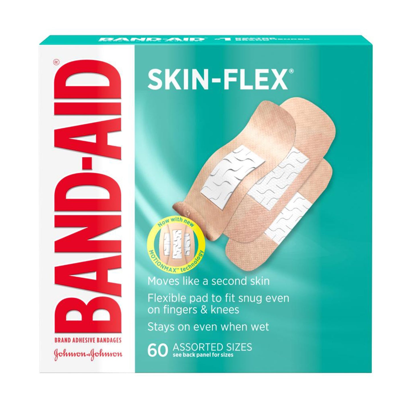 BAND-AID, ADH FLEX ASSIST ASTDSZ (60/BX)