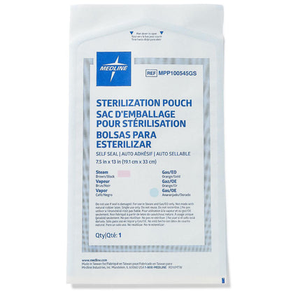 POUCH, STRLZ SELF-SEAL 7.5"X13" (200/BX 5BX/CS)