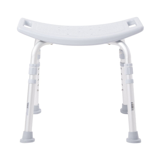 BENCH, BATH W/O BCK ADJ ALUM FRAME 300LBS (4/CS)