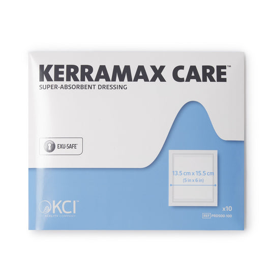 DRESSING, WOUND KERRAMAX CARE 5X6" (10/CT 65CT/CS)