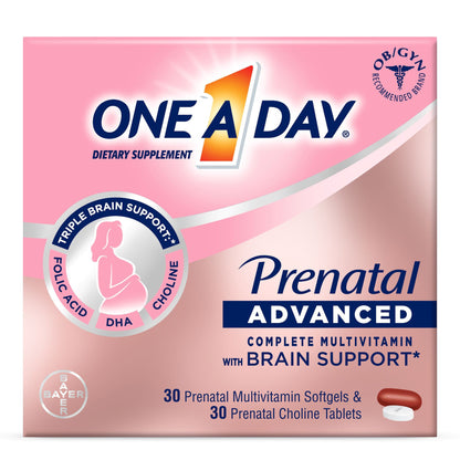 ONE-A-DAY, SGEL PRENATAL ADV MULTIVITAMIN (60/BT)
