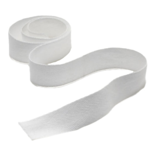 TAPE, TWILL 1/2" WHITE (36 YD/RL) EC