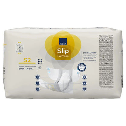 BRIEF, INCONT ABENA SLIP PREM ADLT S2 SM (28/PK 3PK/CS)
