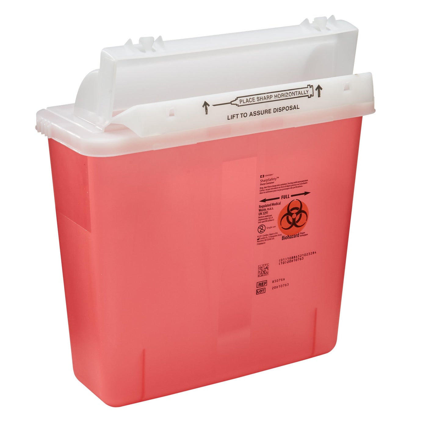 CONTAINER, SHARPS RED 5QT (20/CS)