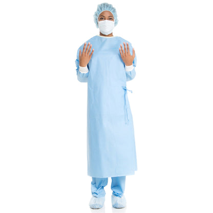 GOWN, SURG ULTRA STD BLU SM (34/CS)