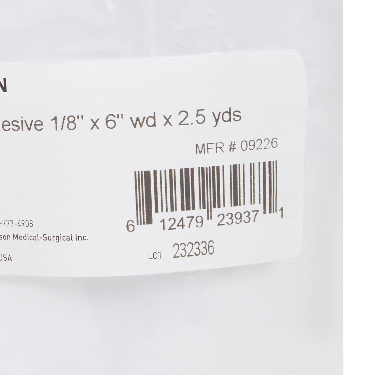 FELT, ORTHOPAEDIC ADH WHT 1/8"6"X2 1/2YDS (10RL/CS)