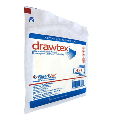 DRESSING, WND W/LEVA FIBER 4X4EA SWISAM