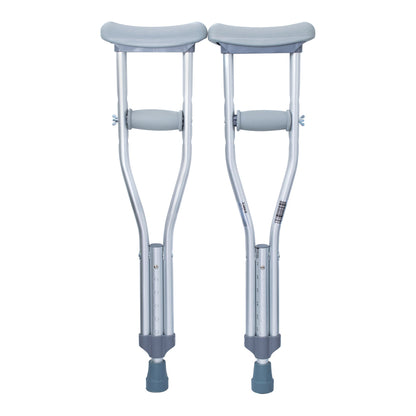 CRUTCH, ALUM PUSH BUTTON ADJ PED 175LB (10PR/CS)