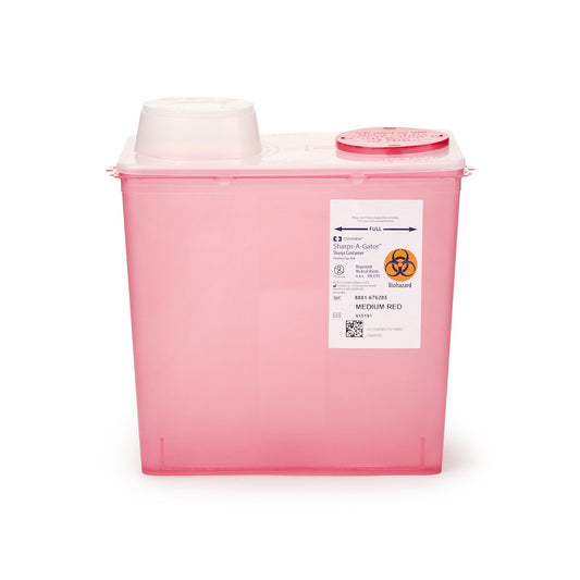 CONTAINER, SHARPS RED 8QT (20/CS)
