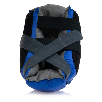 BOOT, HEEL PROTECTOR OPEN-TOE BLK/BLU (4/CS)
