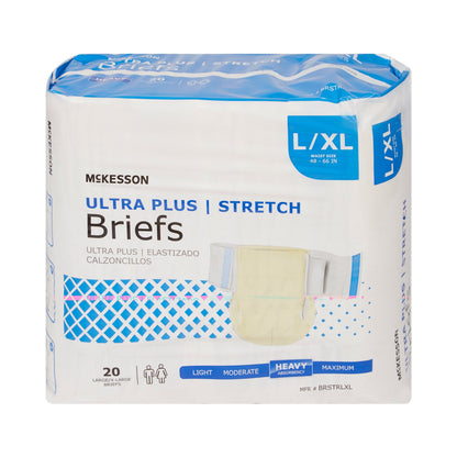 BRIEF, TAB CLSR ULTRA PLUS LG/XL 48-66 (20/BG 4BG/CS)