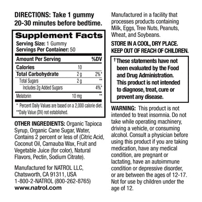MELATONIN, GUMMY MAX SLEEP BLUEBERRY (50/BT)