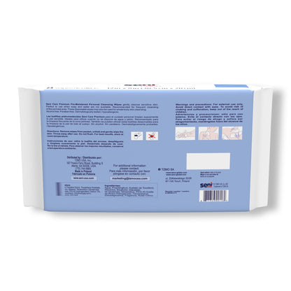 WASHCLOTH, PERINEAL SENI CARE 12"X8" (48/PK 12PK/CS)
