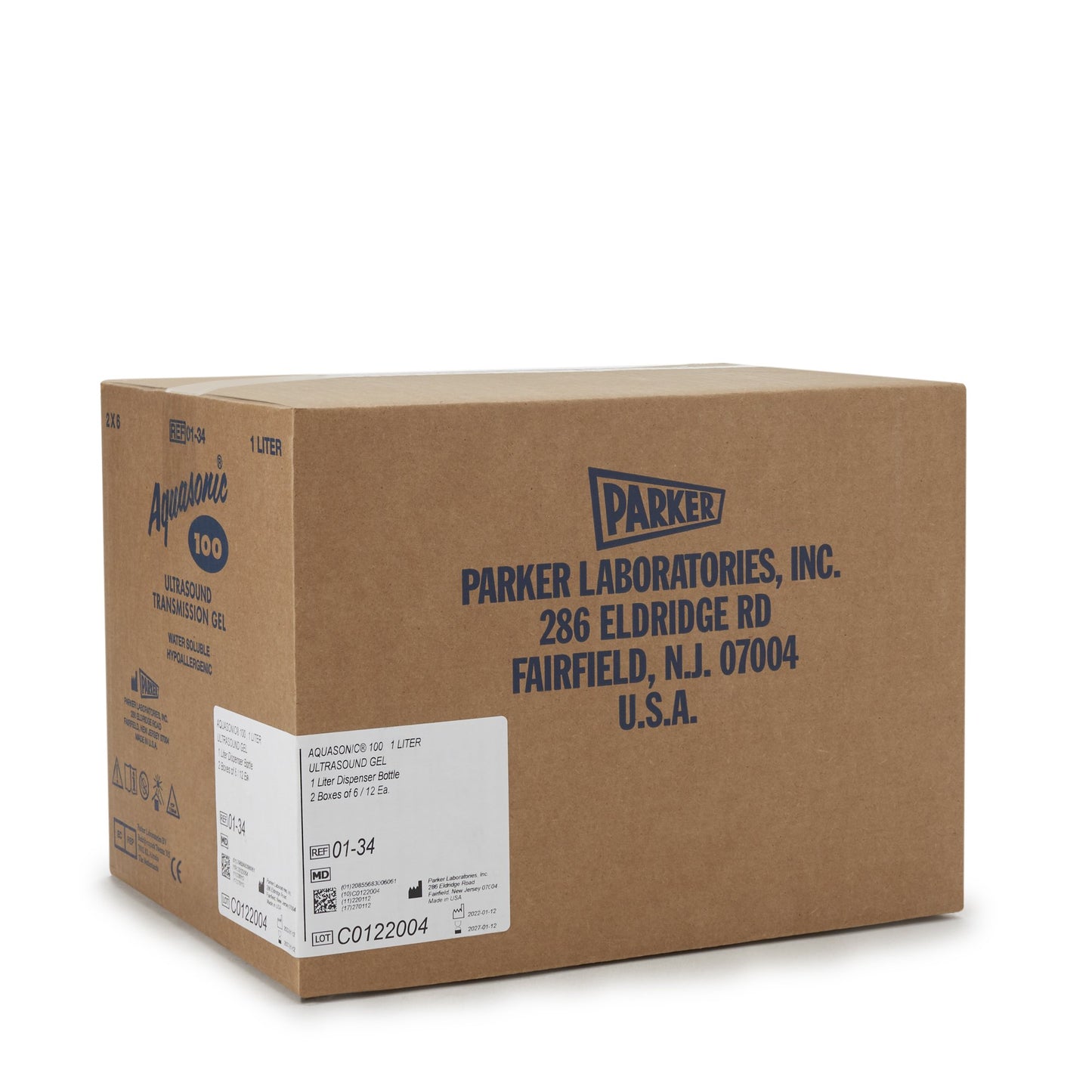 GEL, ULTRASND AQUASONIC 1L BLU(6/BX 2BX/CS)