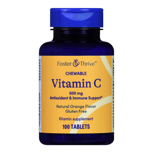 VITAMIN C, CHEW FT SM ORG 500MG (100/BT)