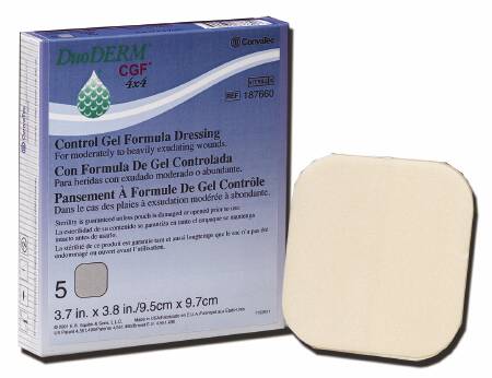 DRESSING, DUODERM CGF STR 6"X6" (20/BX)