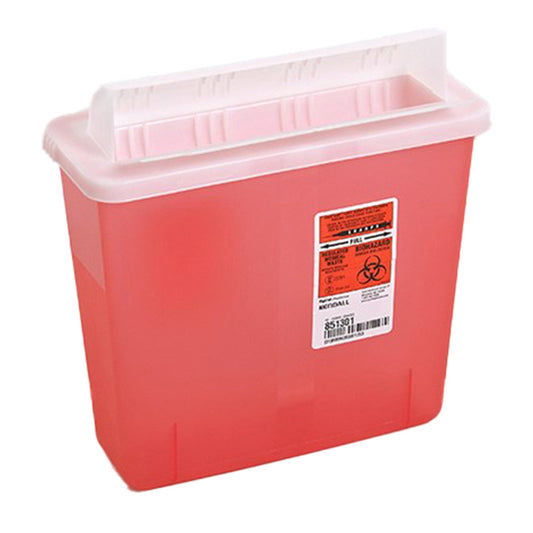 CONTAINER, SHARPS RED 5QT OPN (20/CS)