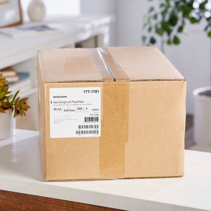 PIPETTE, SEROLOGICAL STD TIP STR RED BAND 25ML (200/CS)