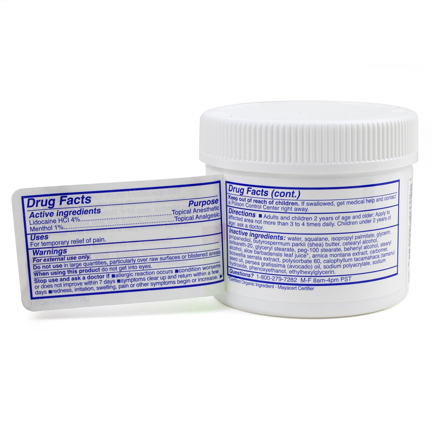 CREAM, PAIN RELIEF W/LIDOCAINEMENTHOL 4.0OZ (64/CS)