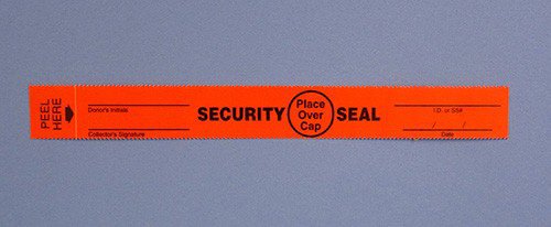 SEAL, SECURITY TAMPER EVIDENT RED (100/PK)