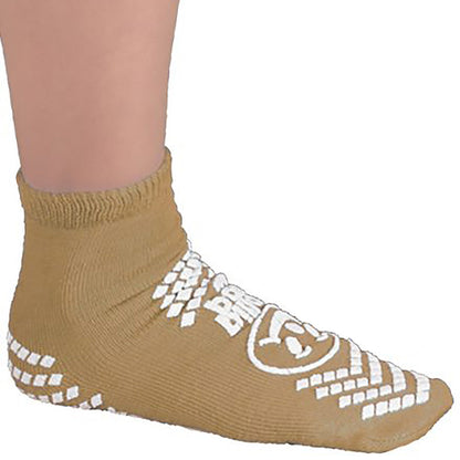 SLIPPER, SOCK 360 IMPRINT TAN ADLT XLG (48PR/CS)