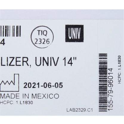KNEE IMMOBILIZER, UNIVERSAL 14"