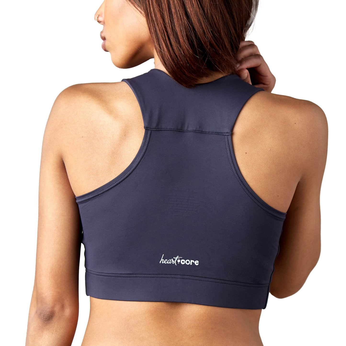 BRA, PST-OP LARISSA W/PCKT PUFF DRN TAB BLK MED (36/CS)