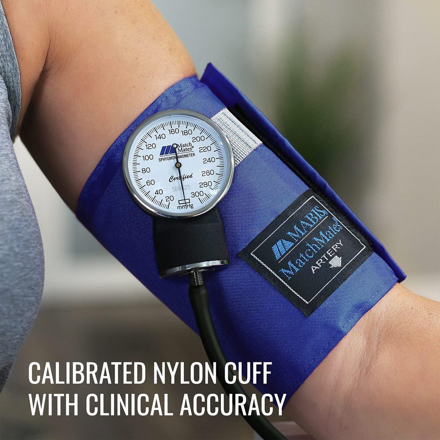 SPHYG, ANEROID MATCH MATE W/STETHOSCOPE BLU