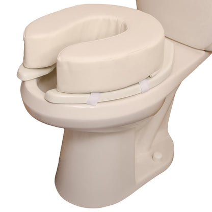SEAT, TOILET CUSHIONED VNYL 4"