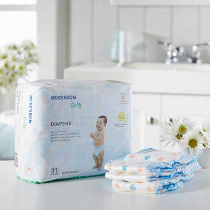 DIAPER, BABY SZ4 22-37 LBS (31/BG 4BG/CS)