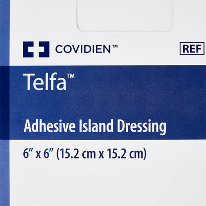 DRESSING, TELFA ADHSV ISLND 6X6 (25/BX)(4BX/CS KENDAL