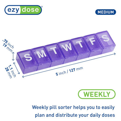 PILL REMINDER, 7 DAY CLASSIC MED (6/PK)