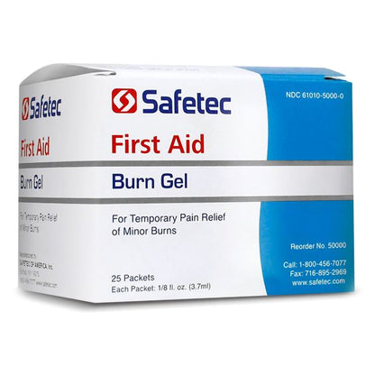 GEL, BURN SAFETEC .9GM BULK (25/BX 36BX/CS)