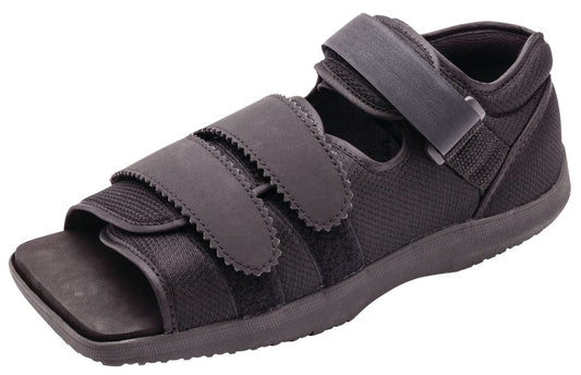 SHOE, POST-OP SQUARE TOE BLK MENS XLG (1EA)