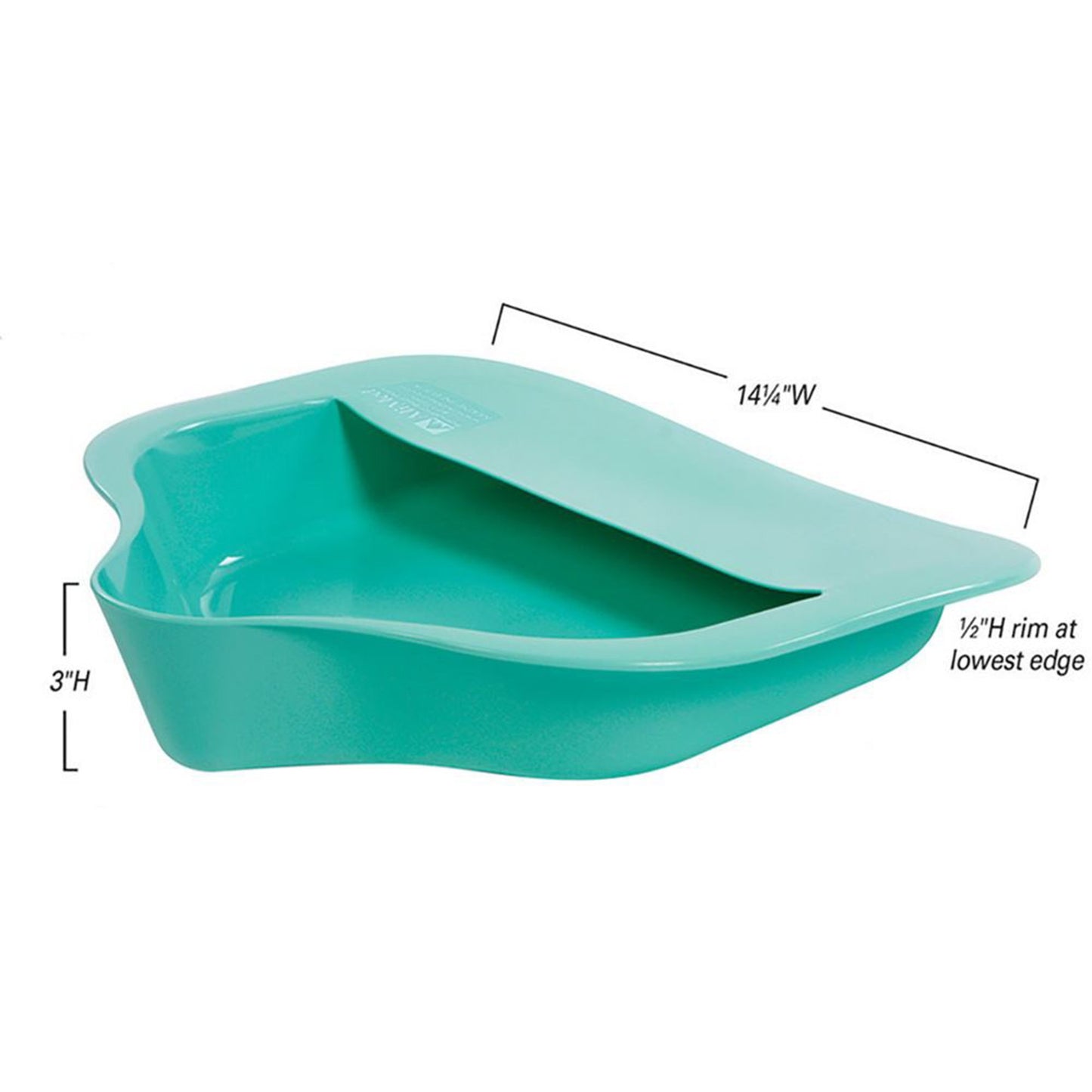 BEDPAN, BARIATRIC POLY 1200LB CAP