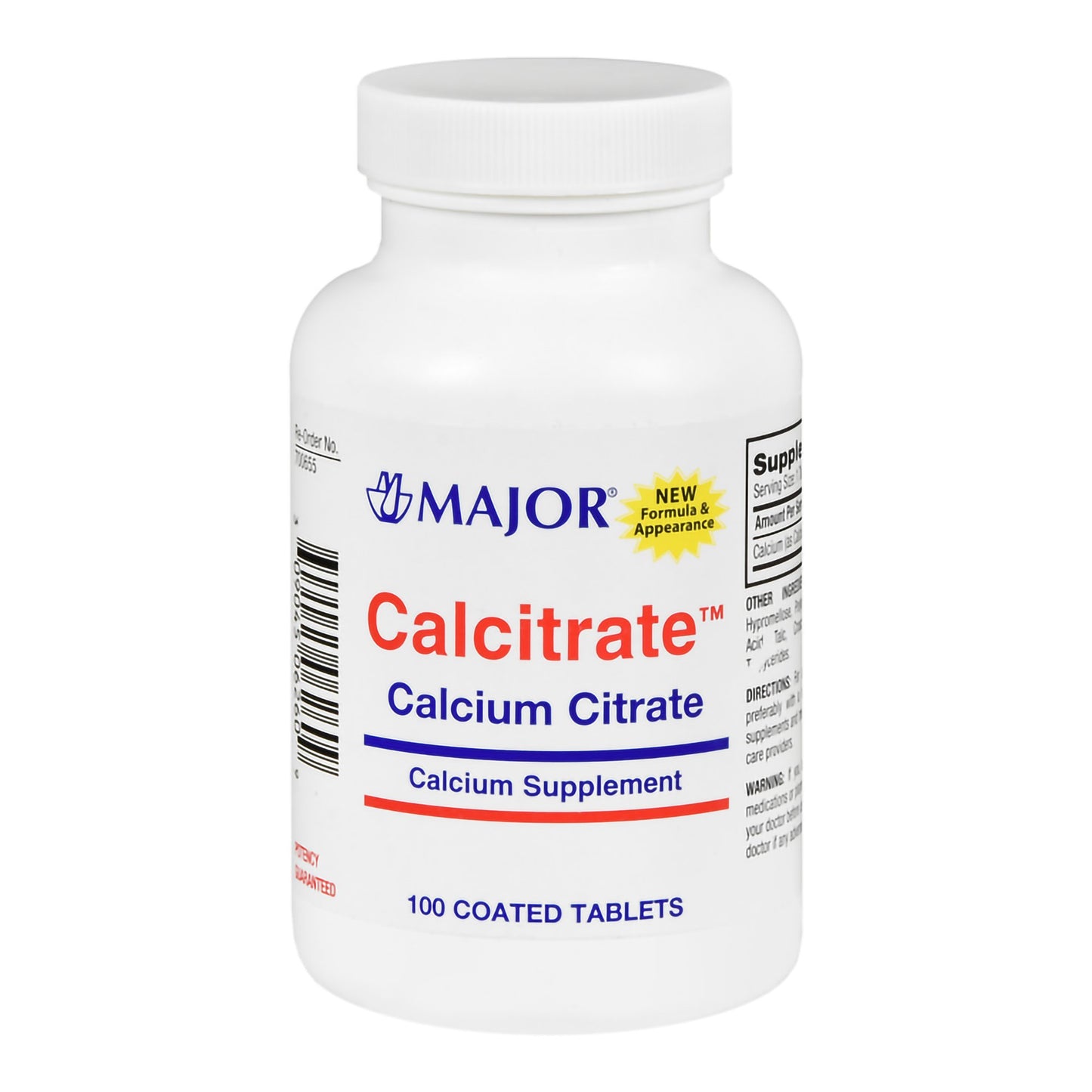 CALCIUM CITRATE, TAB 950MG (100/BT)