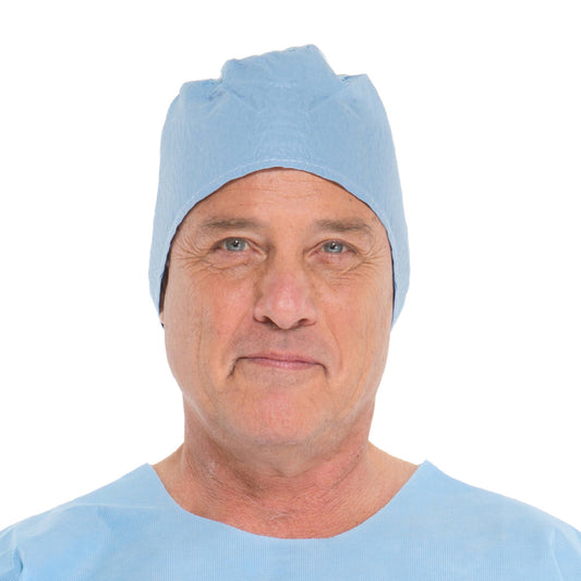 CAP, SURGEON BLU LG (100/BX) KIMCLK