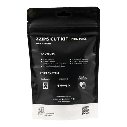 FIRST AID PACK, ZZIPS CUT ALL-IN-ONE BASIC