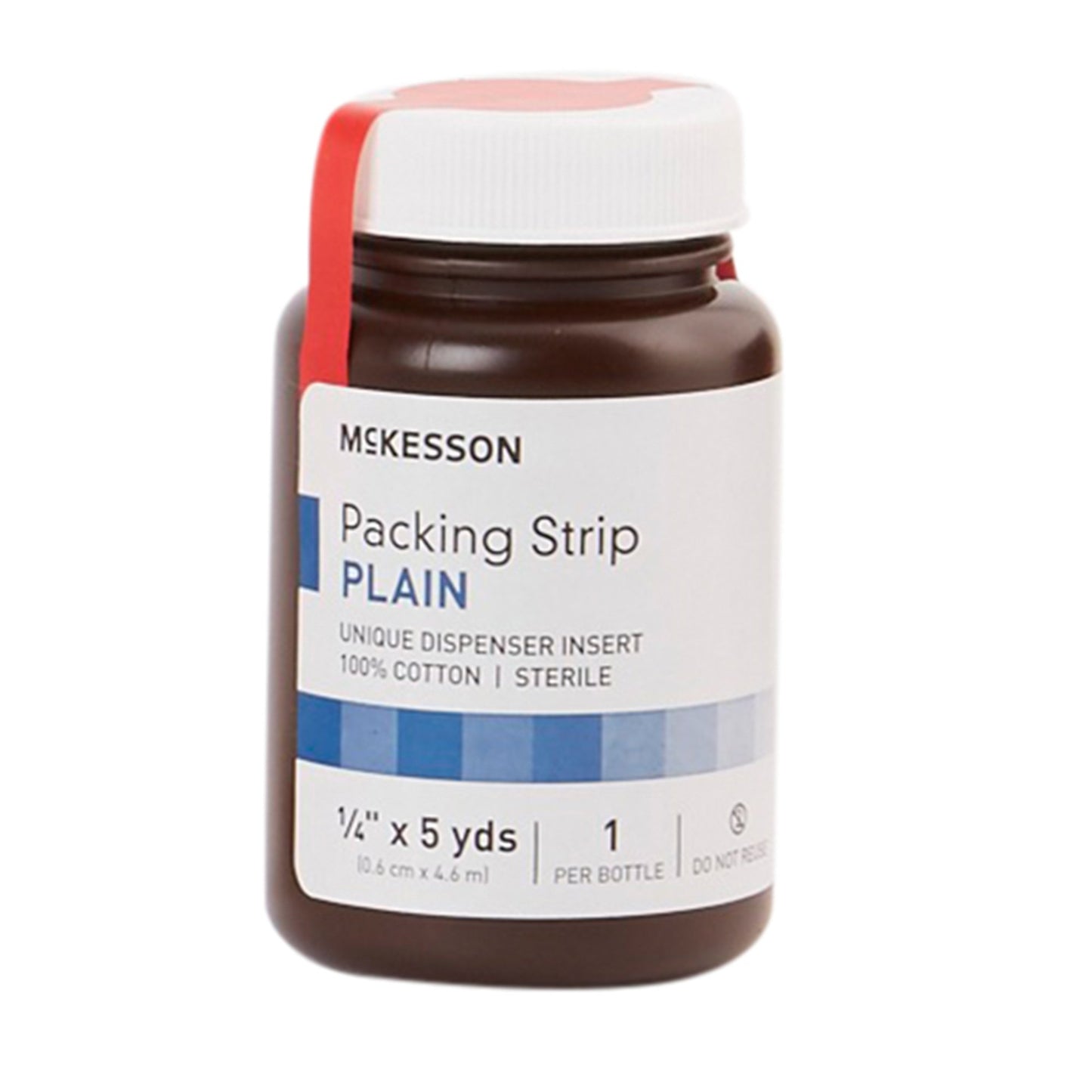 PACKING STRIP,NASAL PLAIN STR LF 1/4"X5YDS (12/CS)