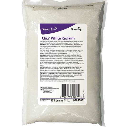 CHLORINE, LAUNDRY CLAX MAGIC WHT RECLAIM 1LB (12/CS)