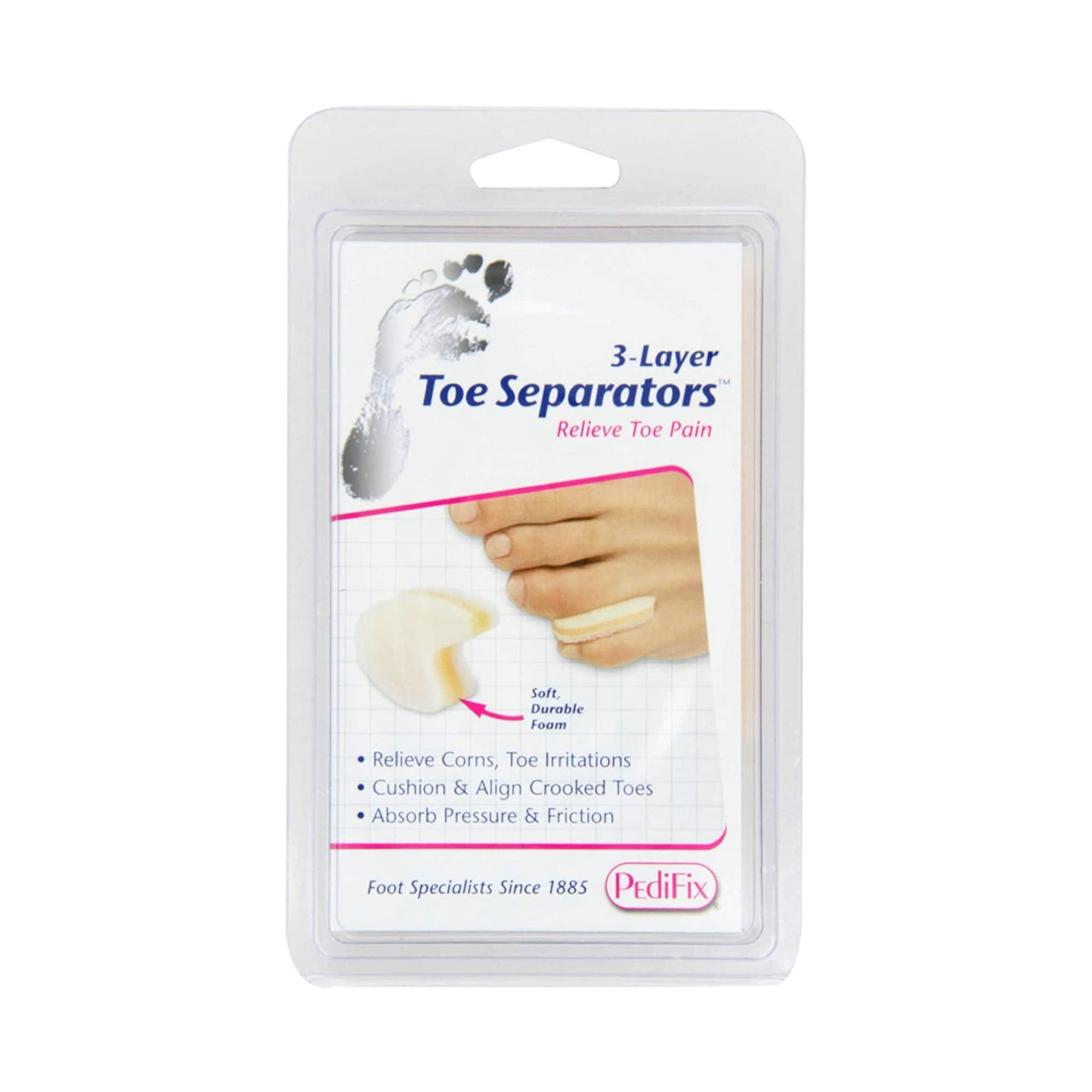 TOE SEPARATOR, FOAM/POLY SM (12/PK)