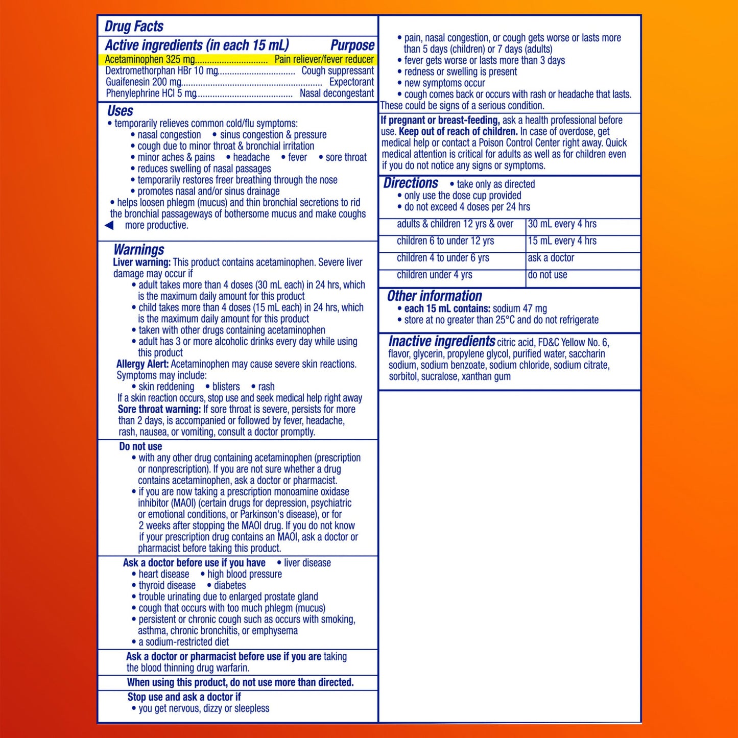 DAYQUIL, LIQ VICKS SEVERE COLD& FLU 8OZ