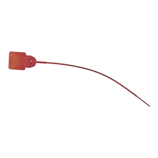 LOCK, TIE PLAS PULL TIGHT RED (100/CS)