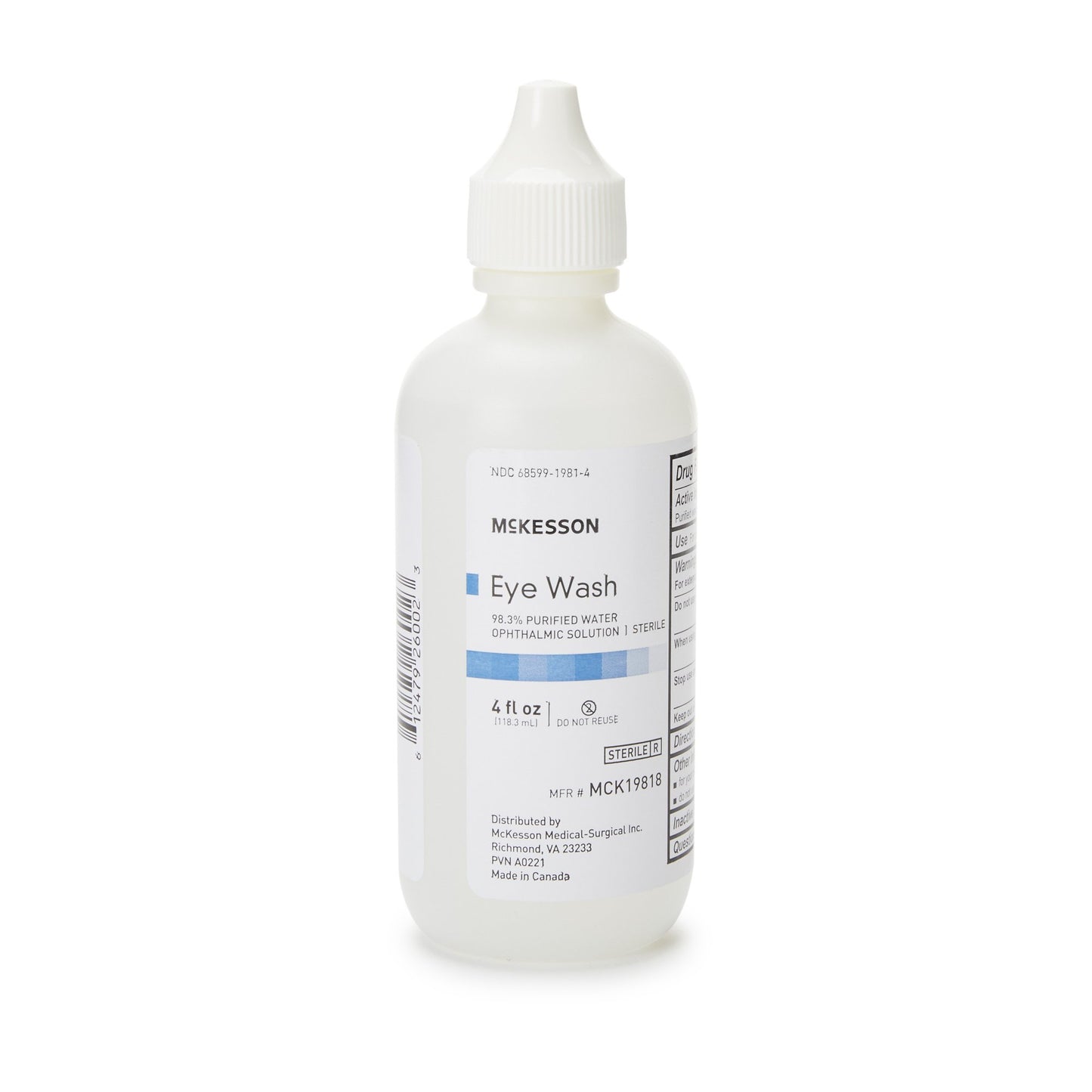 EYE WASH, OPHTHALMIC SOL 4OZ (48/CS)