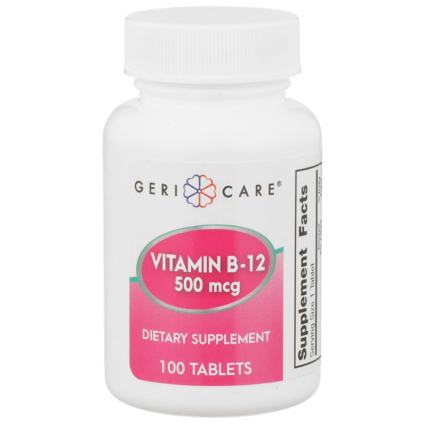 VITAMIN B-12, TAB 500MCG (100/BT 12BT/CS)