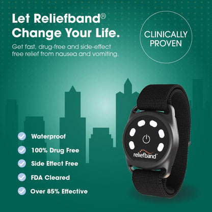 WRISTBAND, ANTI-NAUSEA RELIEFBAND SPORT BLK (24/CS)