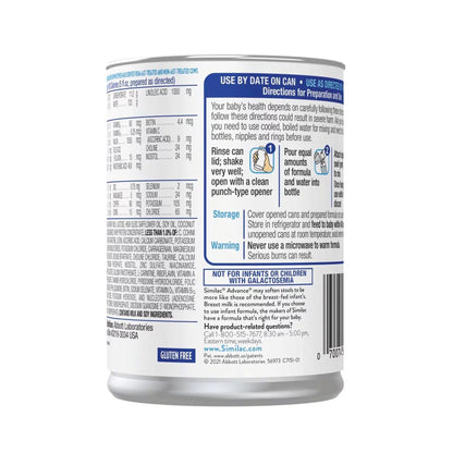SIMILAC, ADV IRON 13OZ (12/CS)EC
